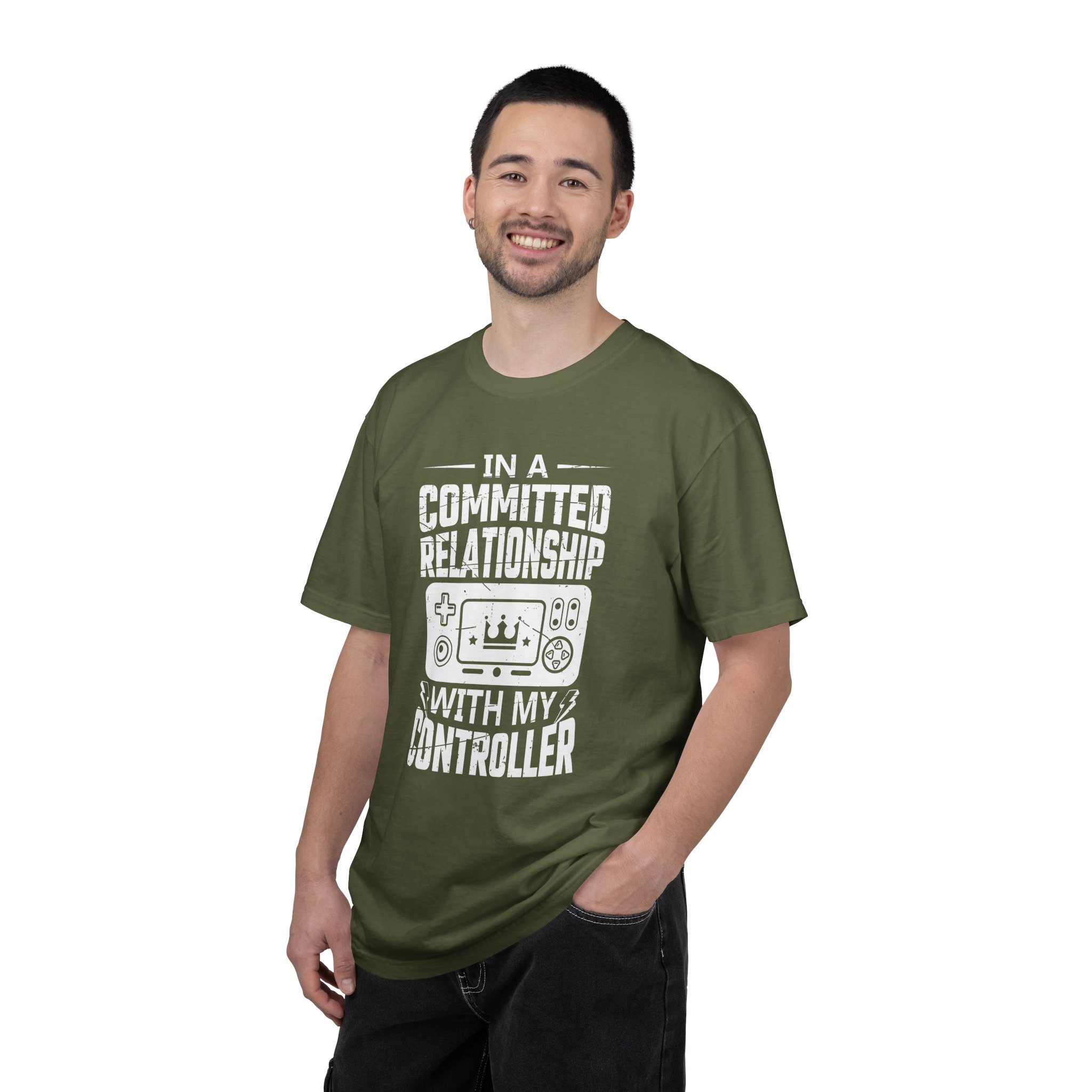 Committed to My Controller T-Shirt – Funny Gamer Graphic Tee for Video Game Lovers & Gaming Enthusiasts. - Image 10