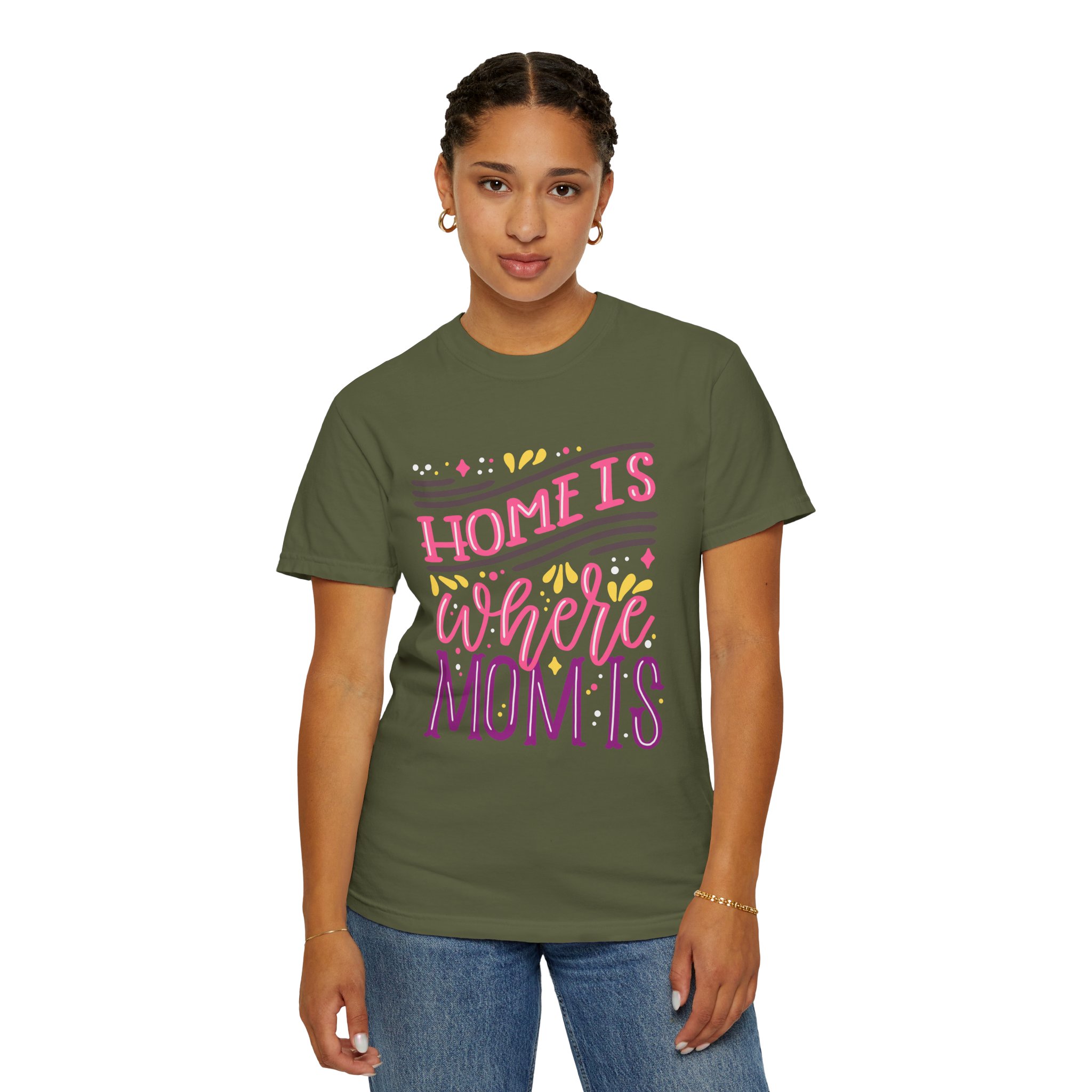 Home is Where Mom Is Unisex T-shirt, Family Love Tee, Gift for Moms, Cute Mom Shirt, Comfortable Everyday Wear. - Image 12