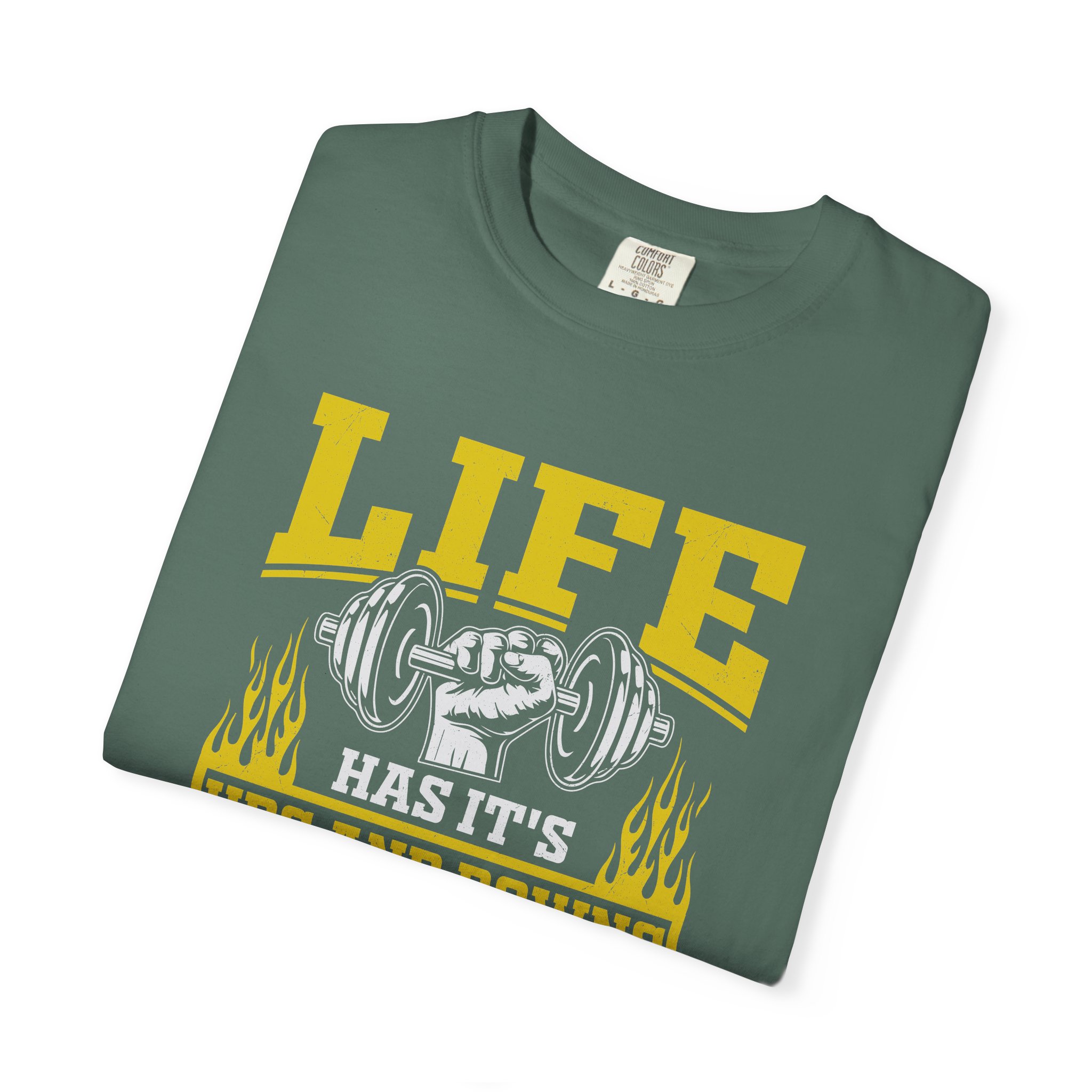 b2 - 6.10 - Life Has Its Ups and Downs I Call Them Squats T-Shirt – Funny Gym Graphic Tee for Fitness Humor & Leg Day Motivation. - Image 23