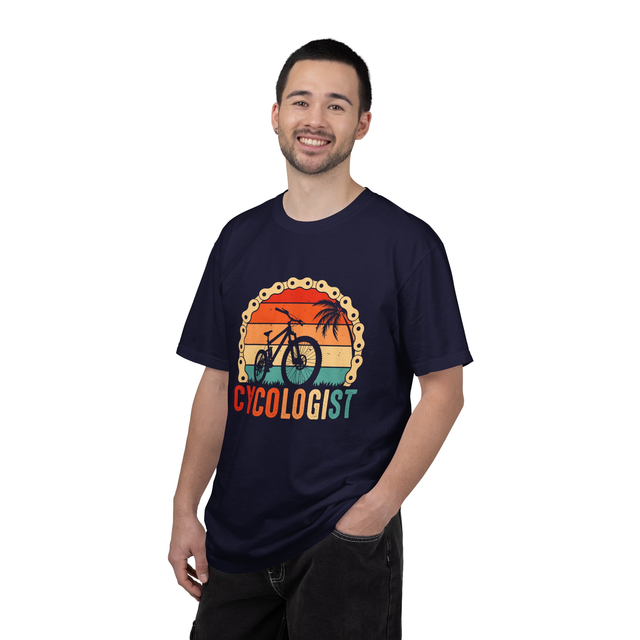 Cyclologist Garment-Dyed T-Shirt, Perfect Gift for Cyclists, Casual Wear, Outdoor Enthusiasts, Summer Apparel, Bike Lover Gift. - Image 2