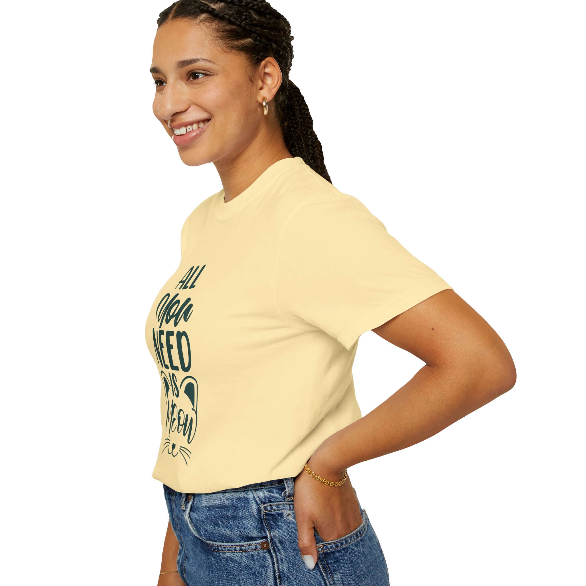 All You Need Is Meow T-Shirt – Cute Cat Lover Graphic Tee for Men & Women, Casual Everyday Wear & Perfect Gift Giving - Image 21