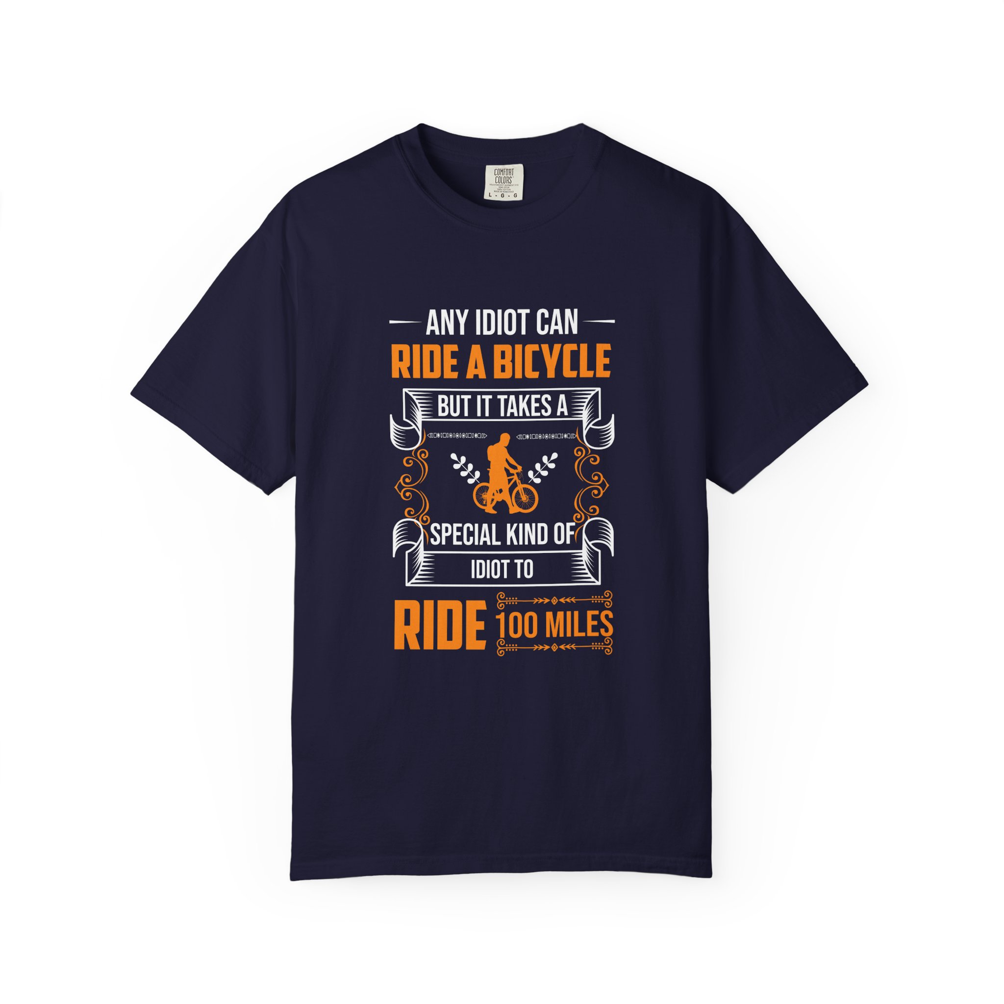 C - 20.17 - Idiot Cyclist T-Shirt: Perfect for Bike Lovers, Gift for Riders, Cycling Enthusiasts, Fun Tee for Bike Events, Sporty Casual Wear. - Image 9