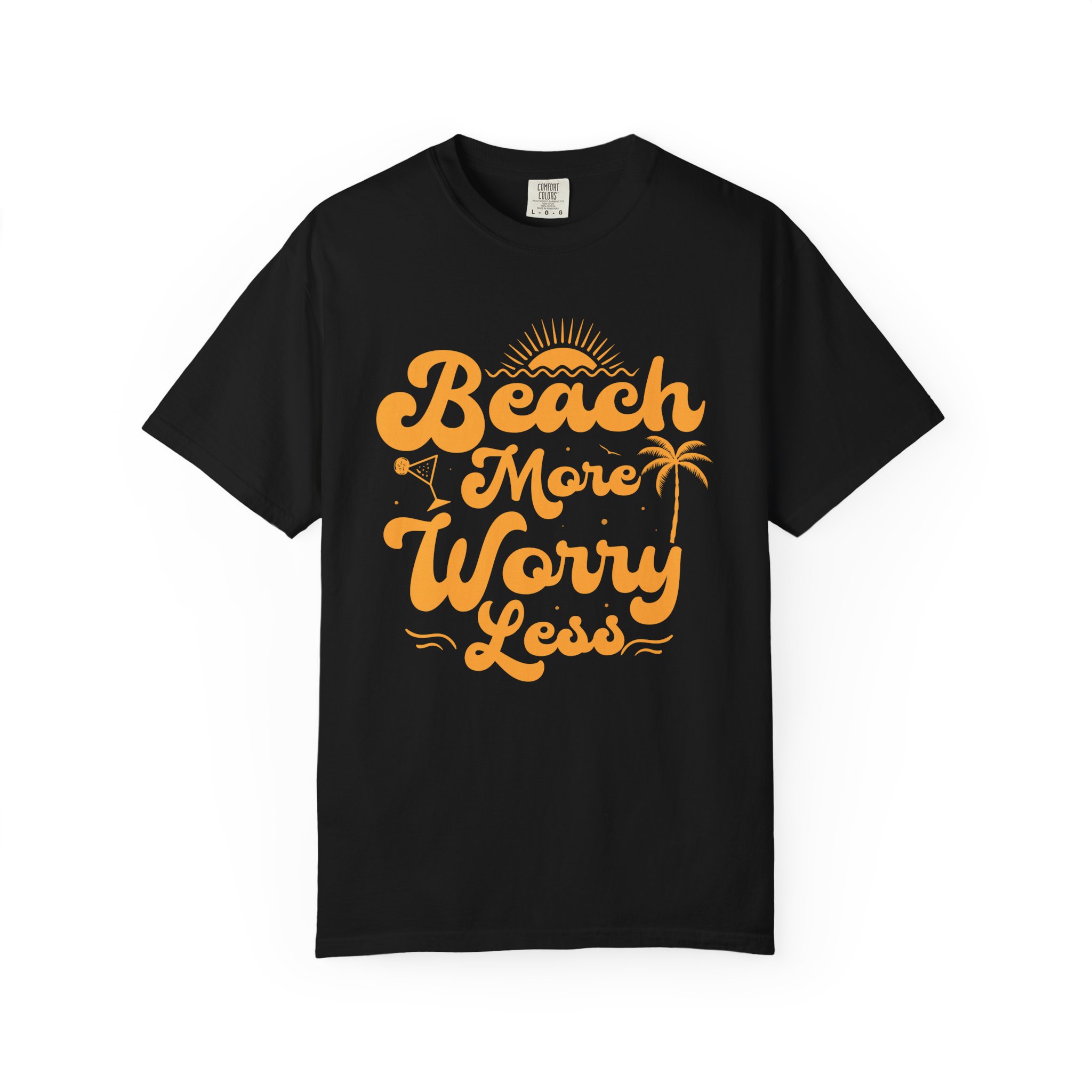 C - 13.12a - Beach Vibes T-Shirt - Unisex Garment-Dyed Tee, Summer Apparel, Gift for Beach Lovers, Vacation Outfit, Relaxing Days. - Image 25