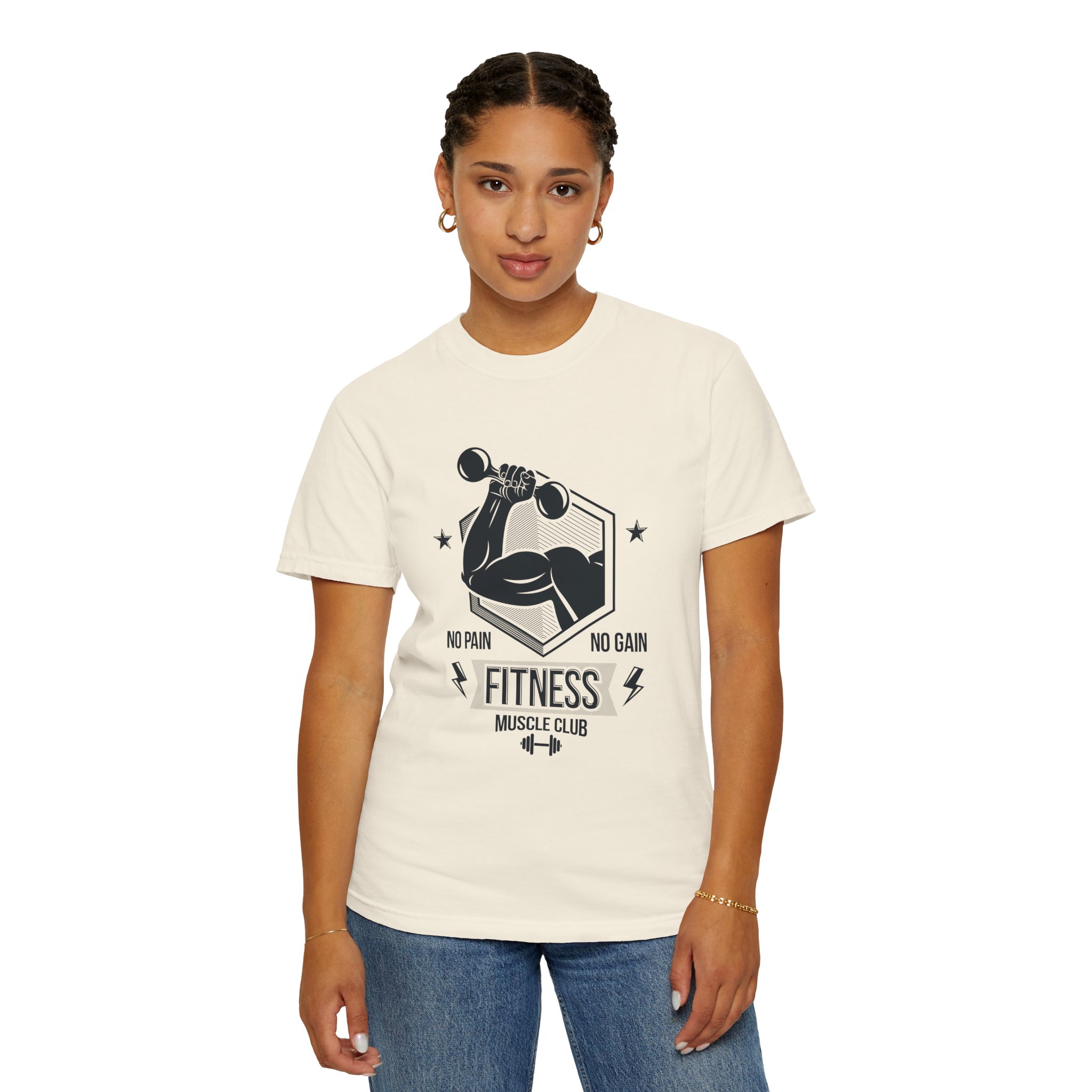 Fitness Muscle Club T‑Shirt — "No Pain No Gain" Gym Workout Tee. - Image 20