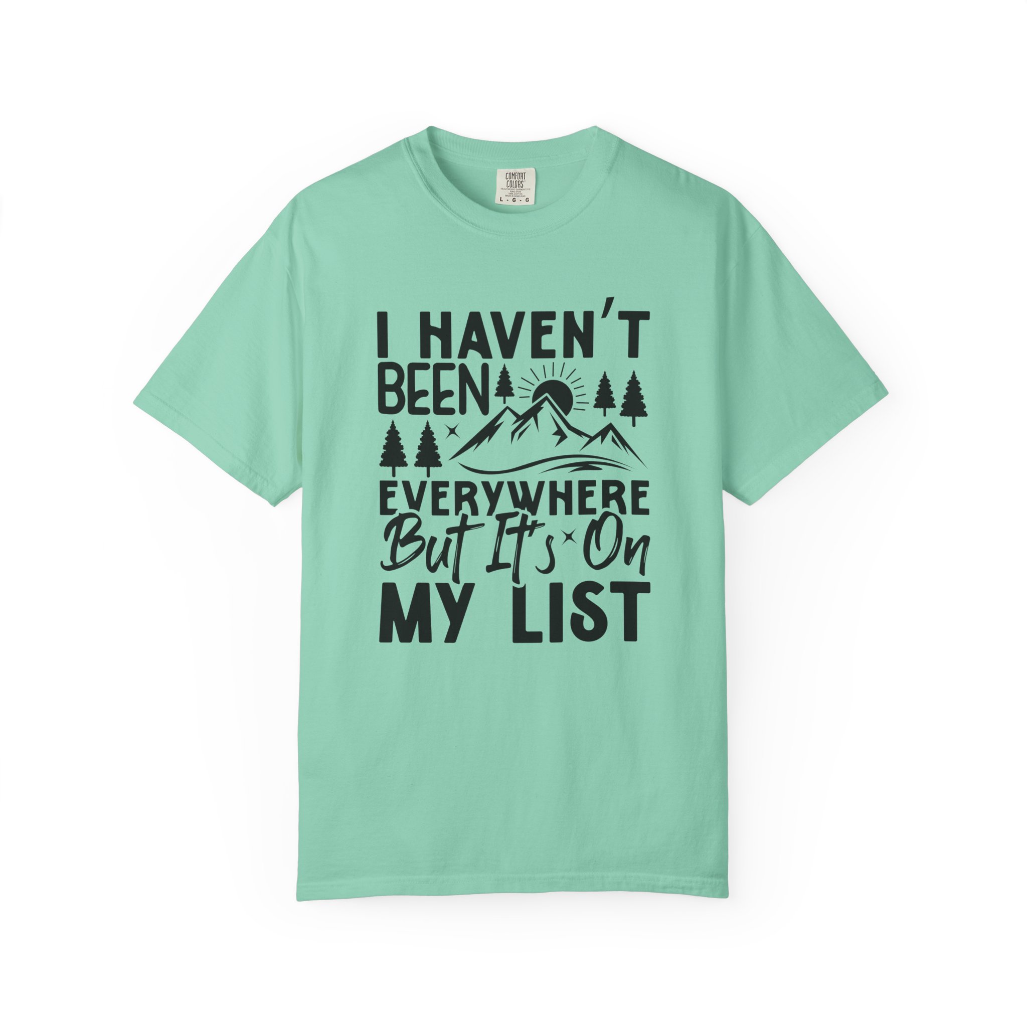 Adventure List T-Shirt, Unisex Garment-Dyed Tee, Travel Shirt, Gift for Explorers, Hiking Apparel, Outdoor Enthusiast Top. - Image 25