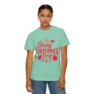Happy Valentine’s Day Heart Design T-Shirt – Romantic Love Graphic Tee for Couples, Gift Giving & Festive Celebration. - Image 28