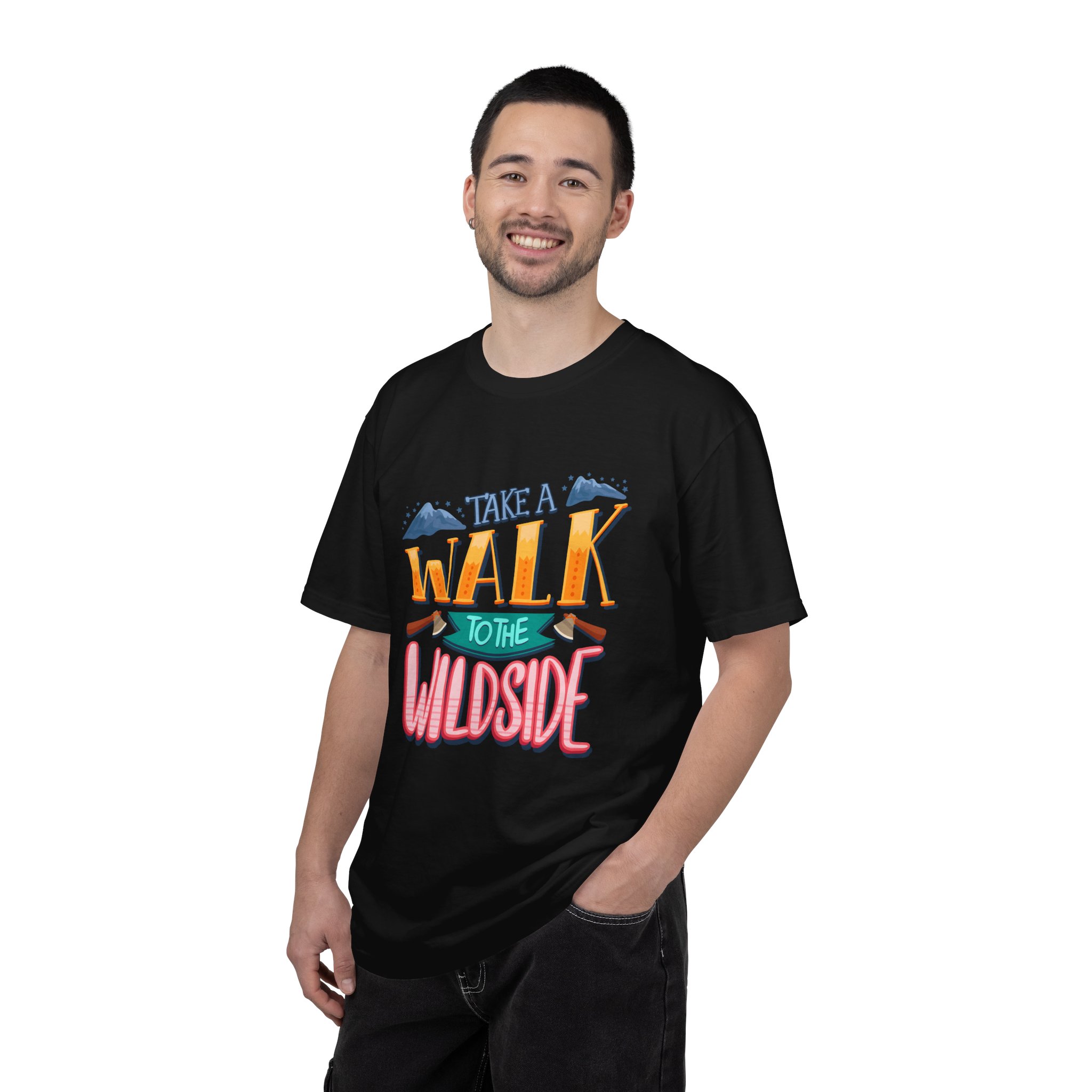 Wildside Adventure T-Shirt, Wanderlust Tee, Nature Lover Shirt, Casual Outdoor Wear, Hiking Gift. - Image 2