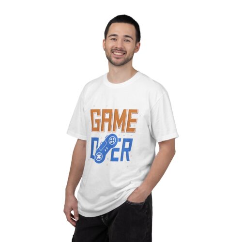 Casual Gamer TShirt—Retro Gaming Tee - Game Over Unisex Tee - Image 2