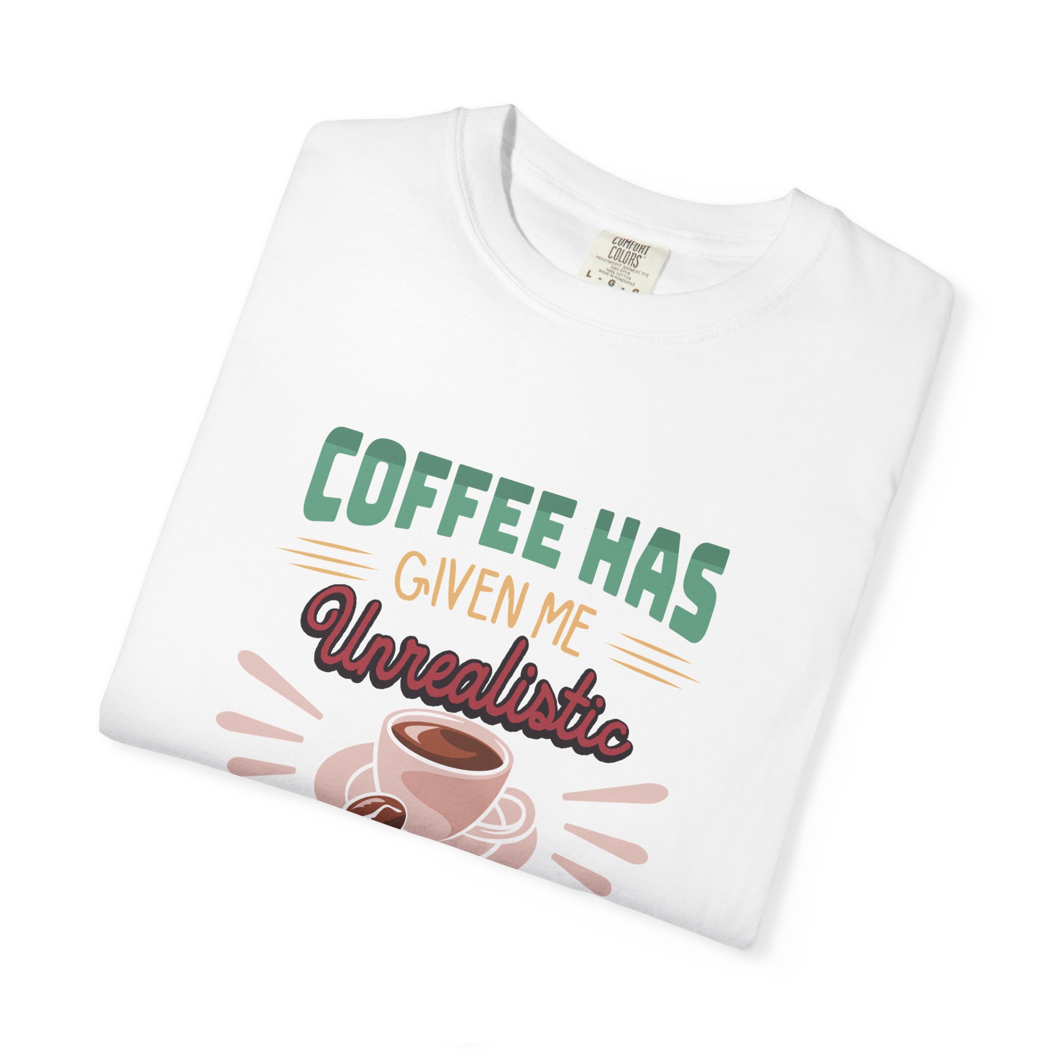 Funny Coffee T-Shirt, Unisex Garment-Dyed Tee, Gift for Coffee Lovers, Casual Wear. - Image 15