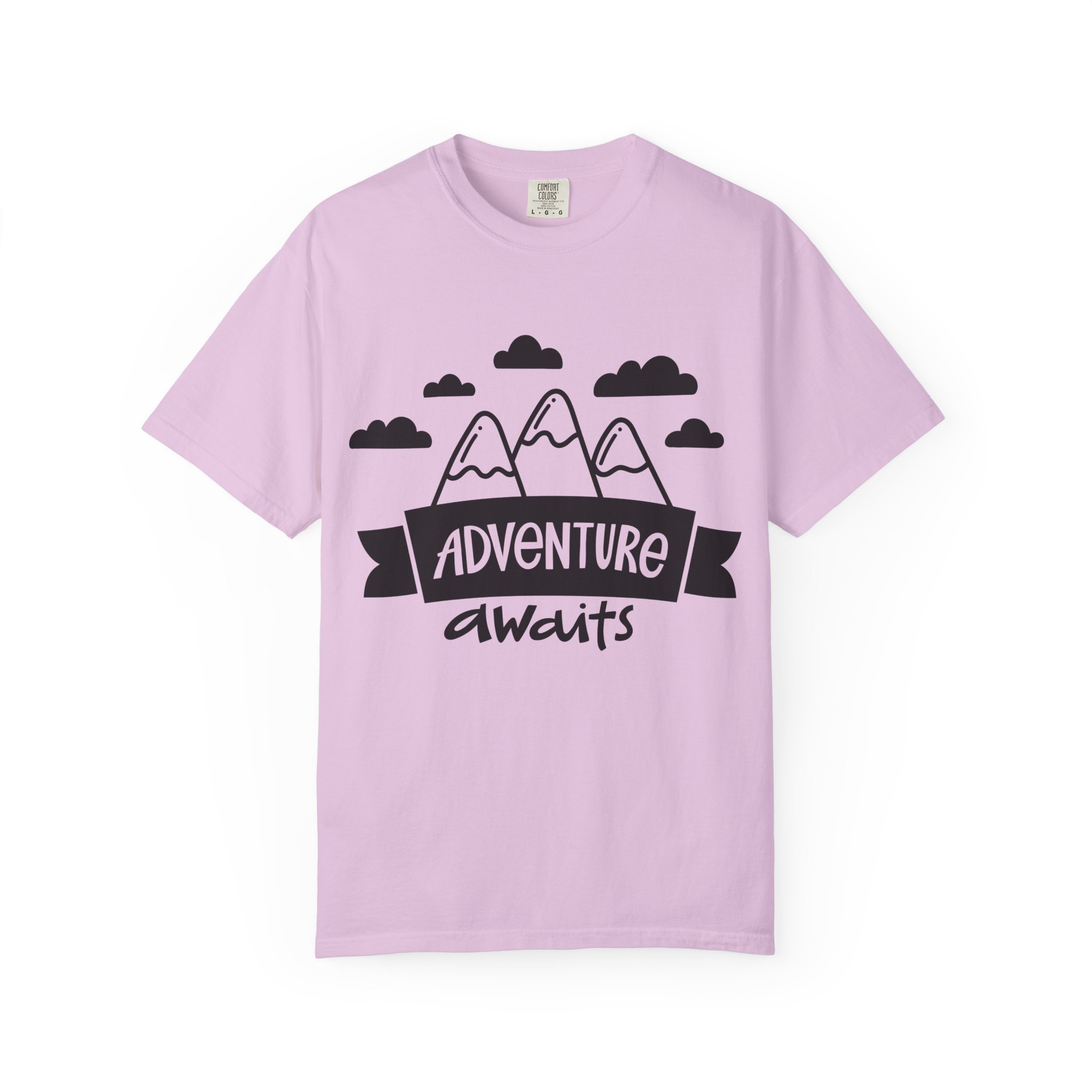 C - 14.4a - Adventure Awaits Unisex Garment-Dyed T-shirt | Nature Lover Tee, Outdoor Shirt, Travel Apparel, Gift for Explorers, Adventure Clothing.