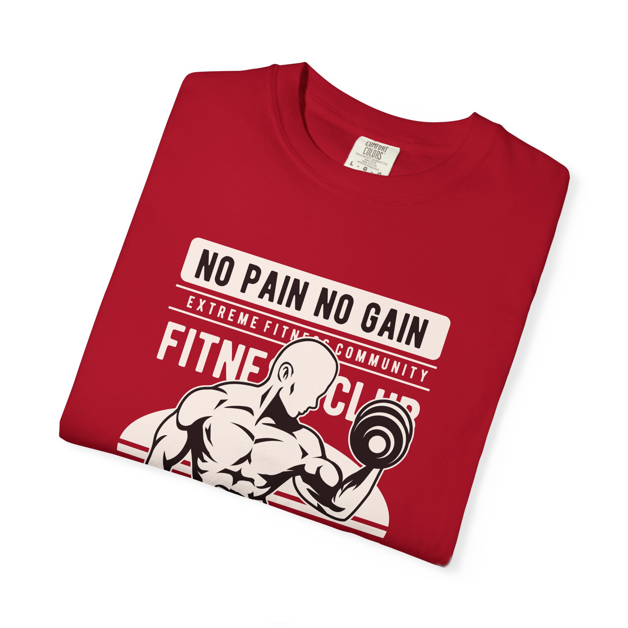Fitness Motivation T-Shirt, Workout Tee, Gym Gear, Gift for Lifters, Unisex Casual Top, No Pain No Gain Design. - Image 49