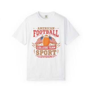American Football College Team Unisex T-Shirt, Casual Sportswear, Game Day Shirt, Athletic Tee, Fan Apparel, Gift for Sports Lovers.
