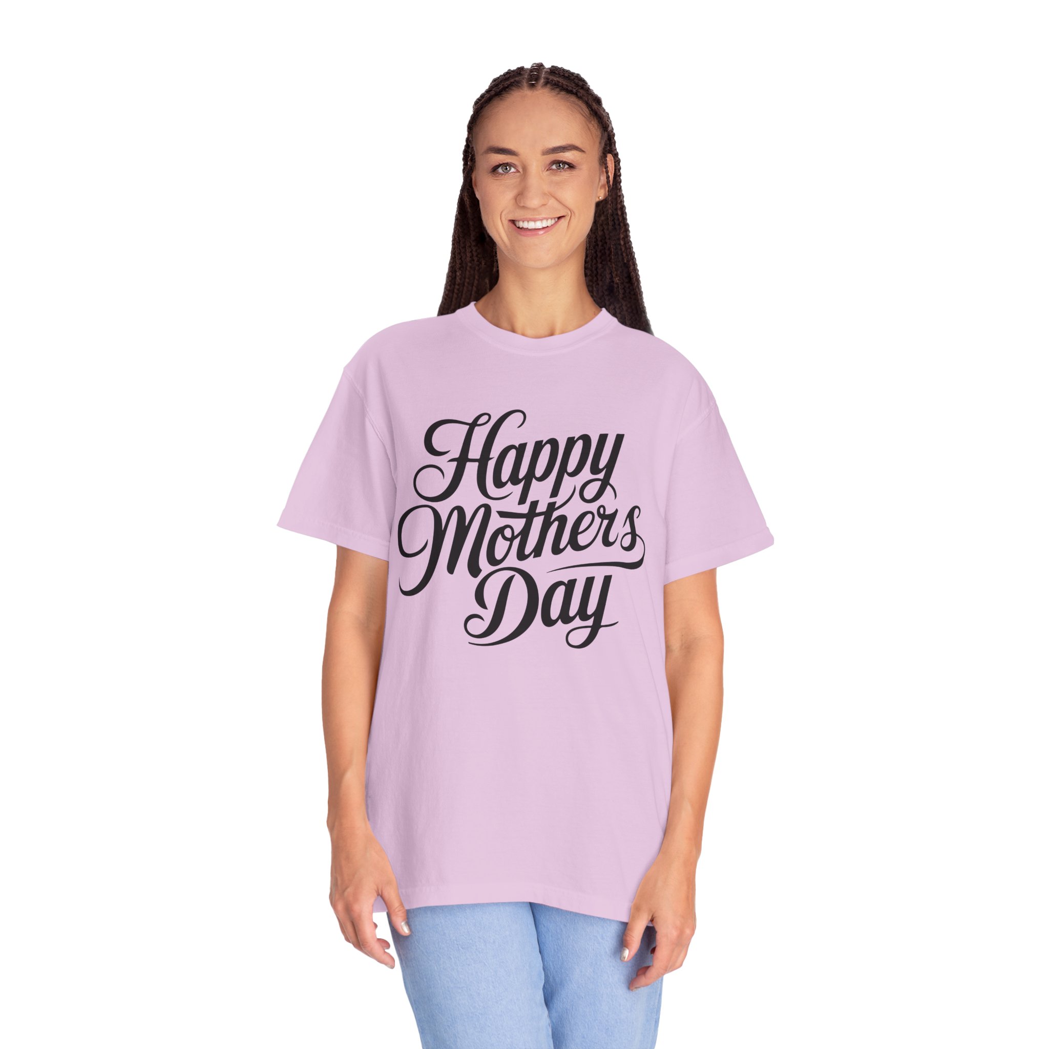 Happy Mother’s Day Script Mom Gift T-Shirt – Cute Love Graphic Tee for Moms, Perfect Gift Giving & Special Celebration Wear. - Image 43