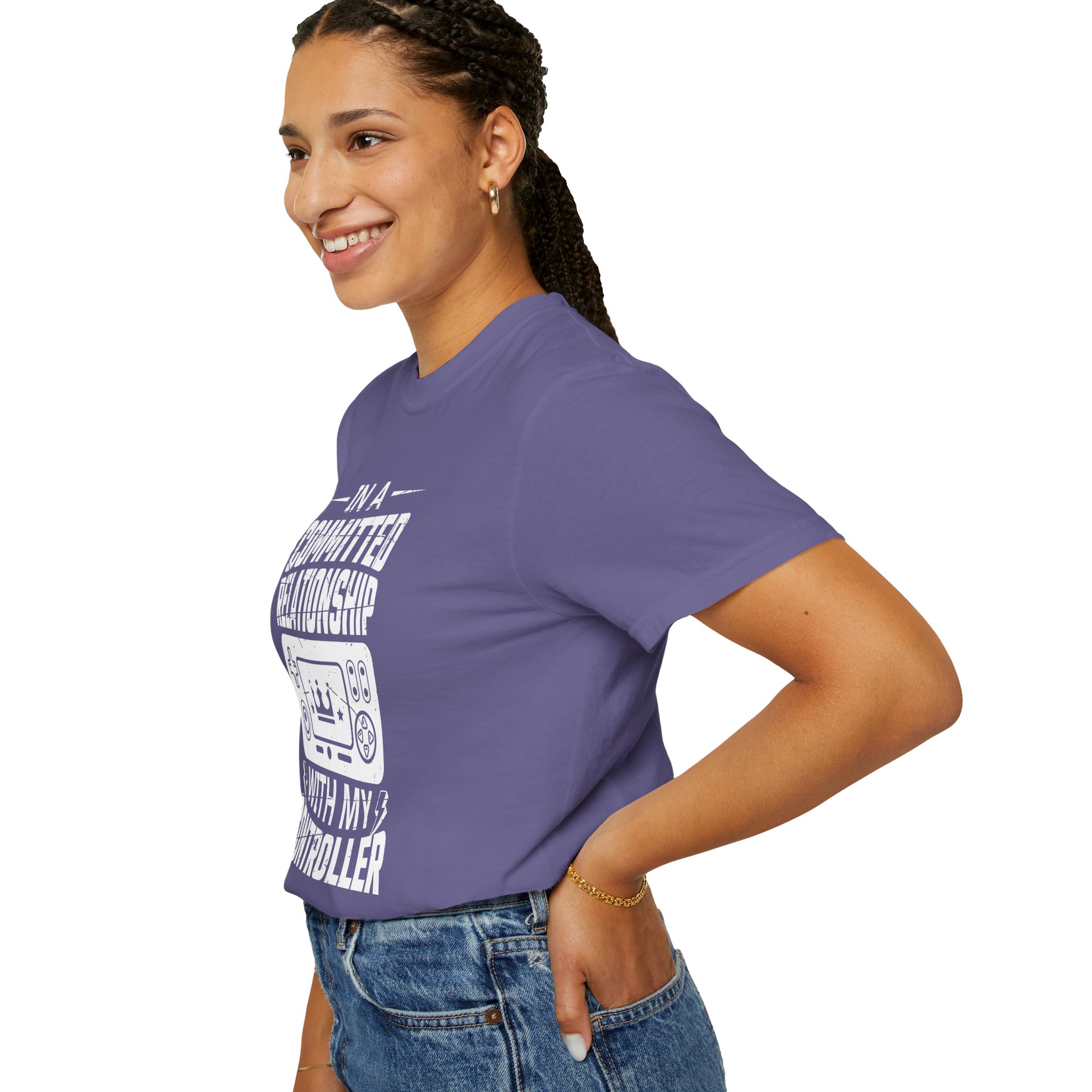 Committed to My Controller T-Shirt – Funny Gamer Graphic Tee for Video Game Lovers & Gaming Enthusiasts. - Image 45