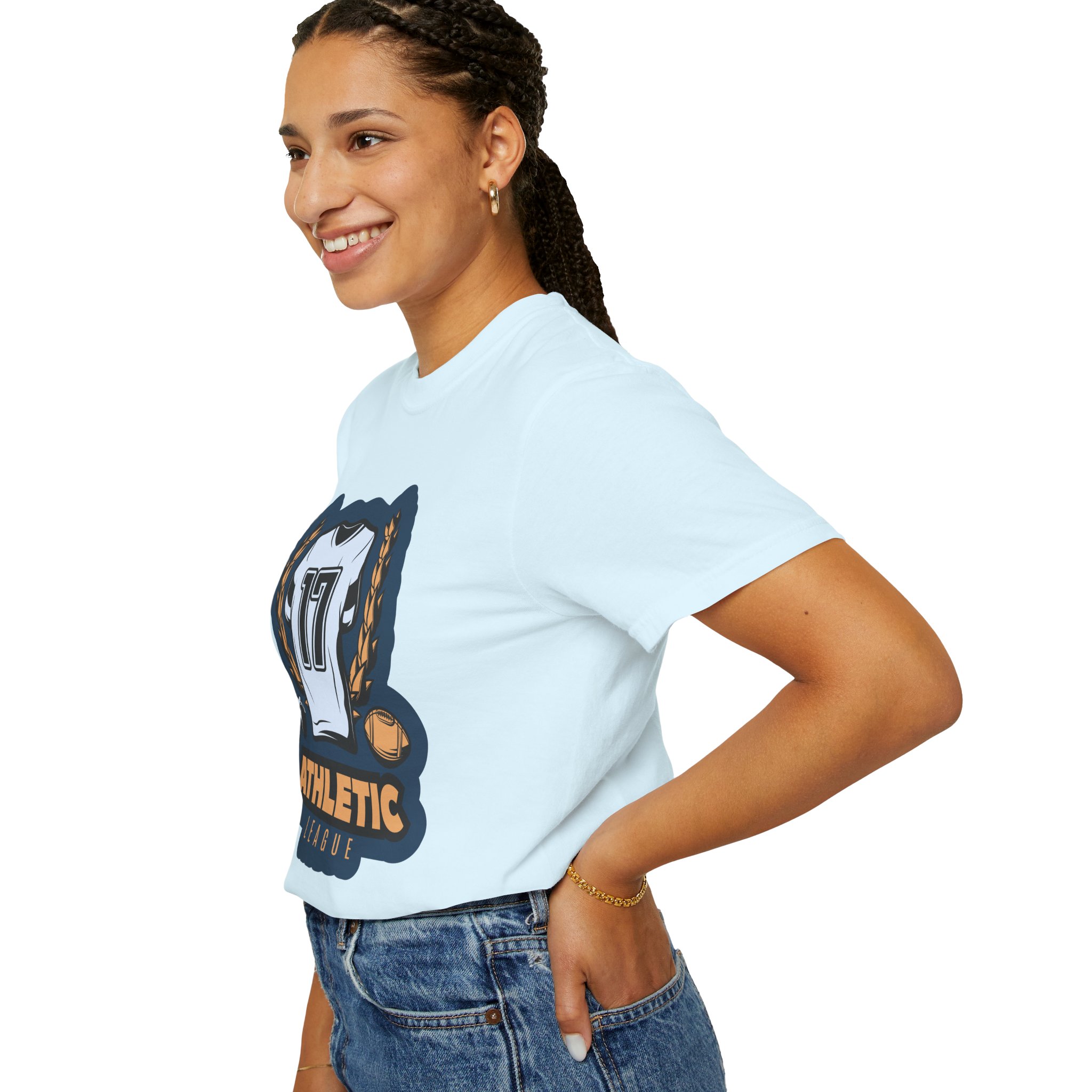 Athletic League T-Shirt, Sports Fan Apparel, Unisex Graphic Tee, Gamer Gift, Team Pride Wear, Casual Everyday Style. - Image 5