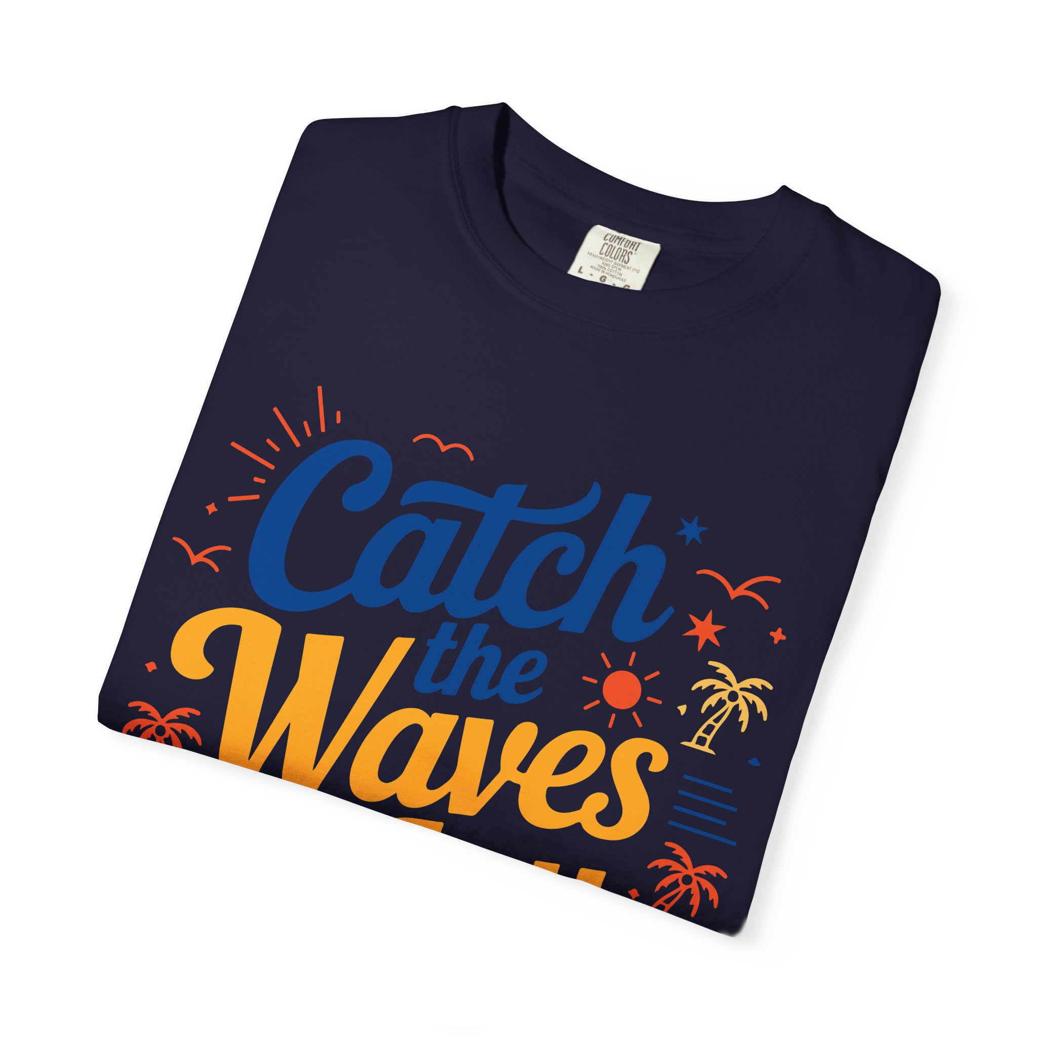 Catch the Waves of Joy T-Shirt, Beachwear, Summer Apparel, Unisex Fashion, Vacation Shirt, Gift for Surfers. - Image 23