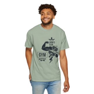 Gym Sports Club Workout T-Shirt – Dumbbells & Kettlebell Graphic Tee for Strength Training & Active Fitness Style. - Image 22
