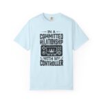 Funny gamer tshirt showcasing console graphics