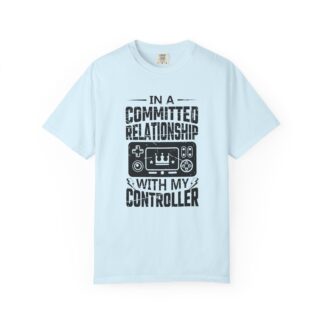 Committed to My Controller T-Shirt – Funny Video Gamer Graphic Tee for Gamers, Gaming Lovers & Console Players.