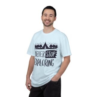 Adventure-Ready Garment-Dyed T-Shirt | Never Stop Exploring Graphic Tee, Camping Shirt, Travel Apparel, Nature Lover Gift. (Copy) - Image 2
