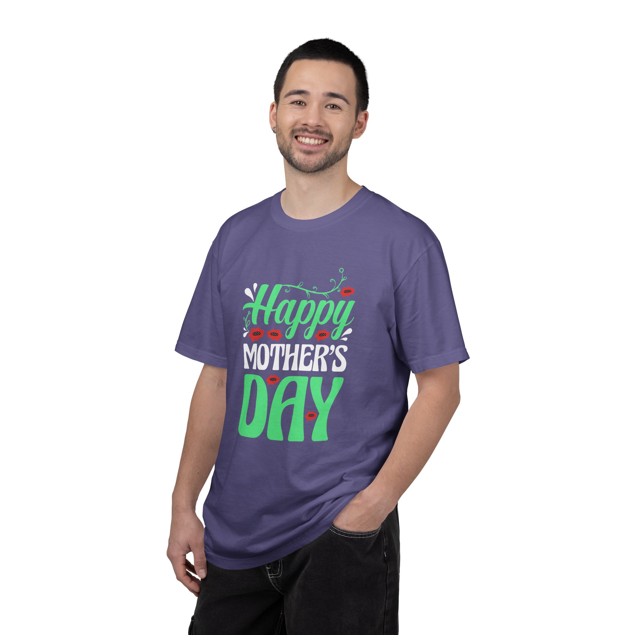 Happy Mother’s Day Festive Floral T-Shirt – Cute Love Graphic Tee for Moms, Perfect Gift Giving & Celebration Wear. - Image 42