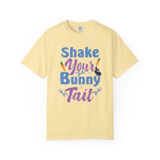 Cute bunny graphic T-shirt for Easter Fun - Shake Your Bunny Tail T-Shirt - Image 17