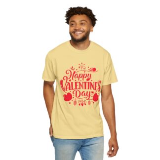 Happy Valentine’s Day Heart Design T-Shirt – Romantic Love Graphic Tee for Couples, Gift Giving & Festive Celebration. - Image 22