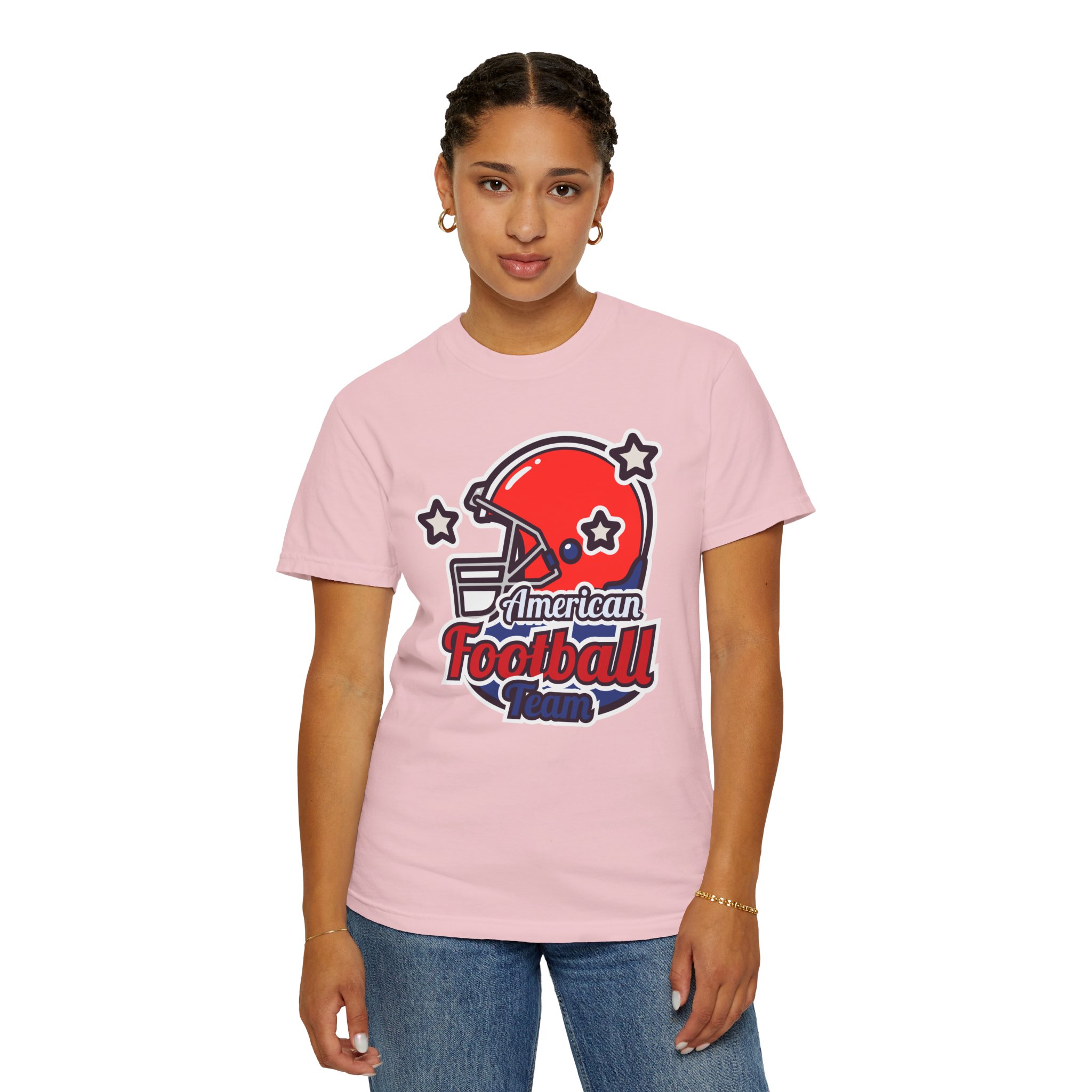 C - 16.13a - Authentic Football Team T-Shirt, Unisex Sports Tee, Garment Dyed Shirt, Game Day Apparel, Perfect for Football Fans, Casual Wear. - Image 44