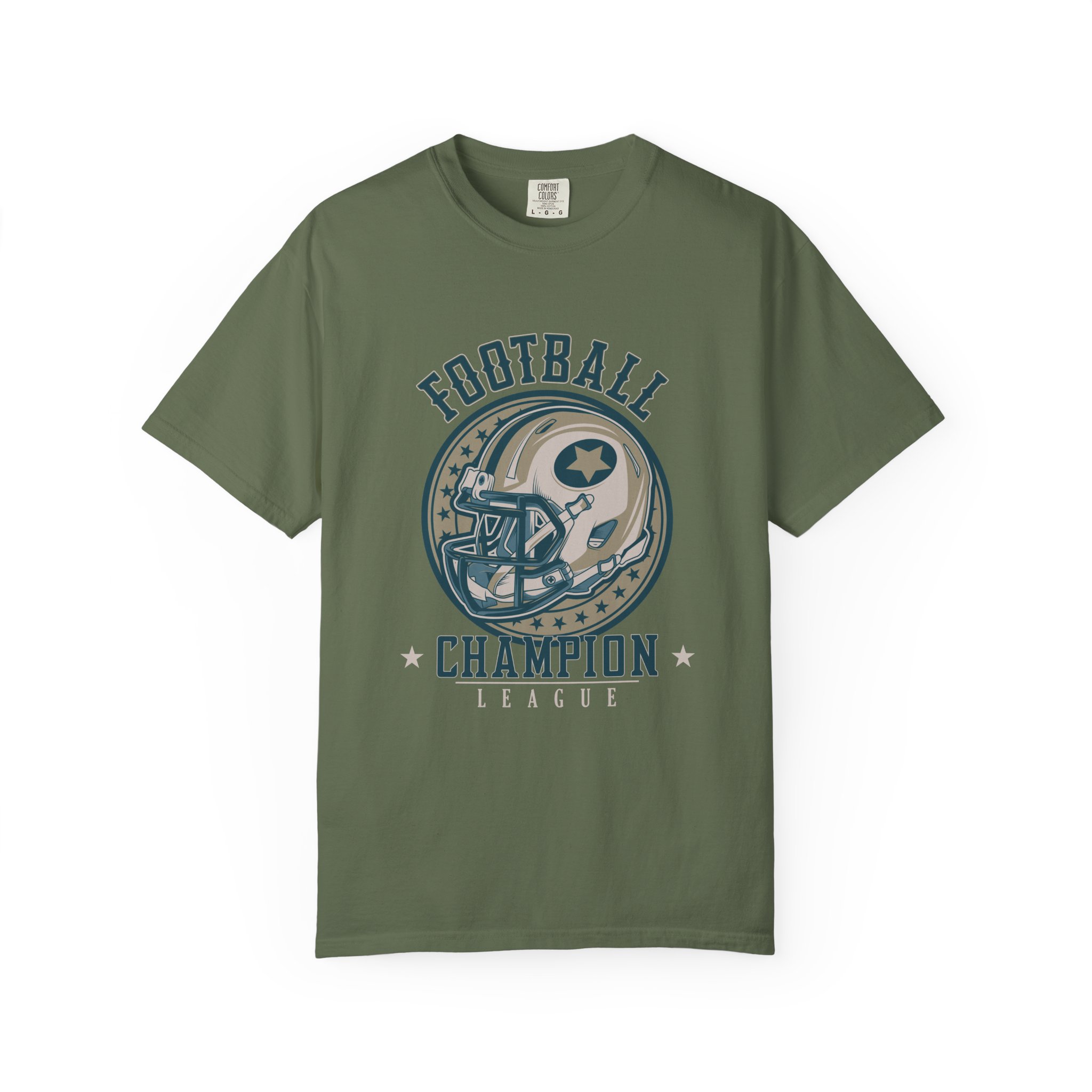 Football Champion T-Shirt, Unisex Garment-Dyed Tee for Sports Fans, Vintage Sports Apparel, Gift for Football Lovers, Casual Wear. - Image 17
