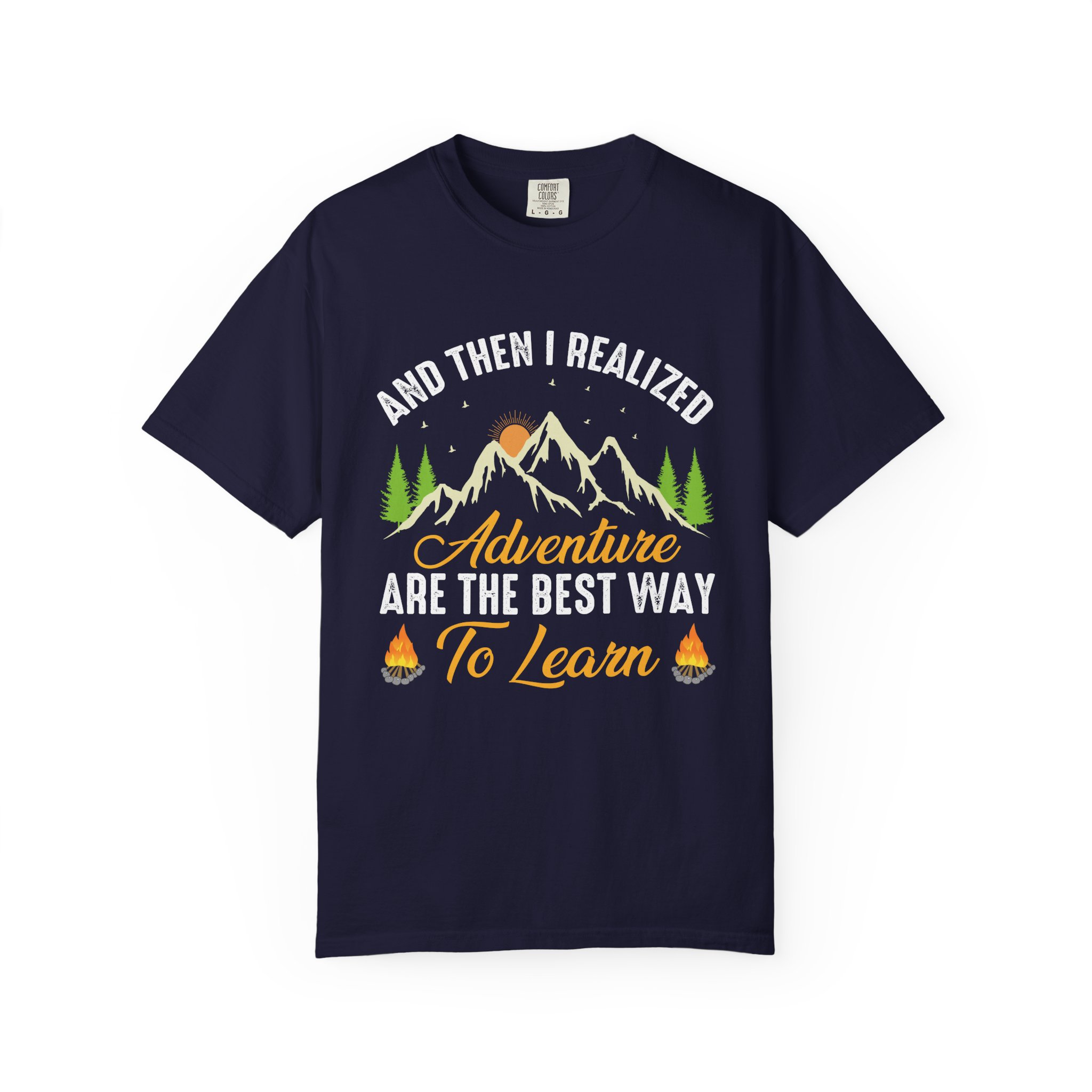 Adventure-Inspired Unisex T-Shirt, Explore, Nature Lover Gift, Hiking Apparel, Great Outdoors, Birthday, Adventure Gear. - Image 9