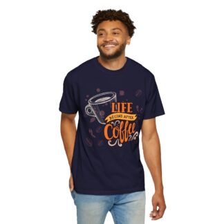 Coffee drinkers t-shirt – Life Begins After Coffee - Image 46