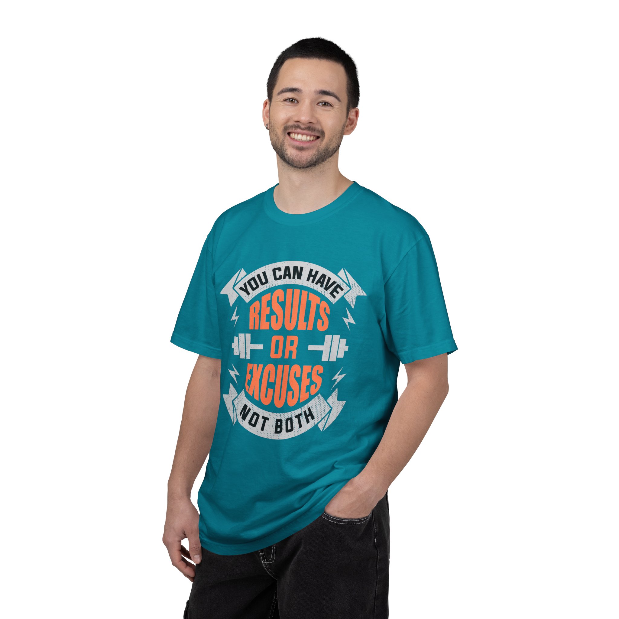 b2 - 6.18 - You Can Have Results or Excuses Not Both T-Shirt – Motivational Gym Graphic Tee for Discipline, Focus & No-Excuses Mindset. - Image 2