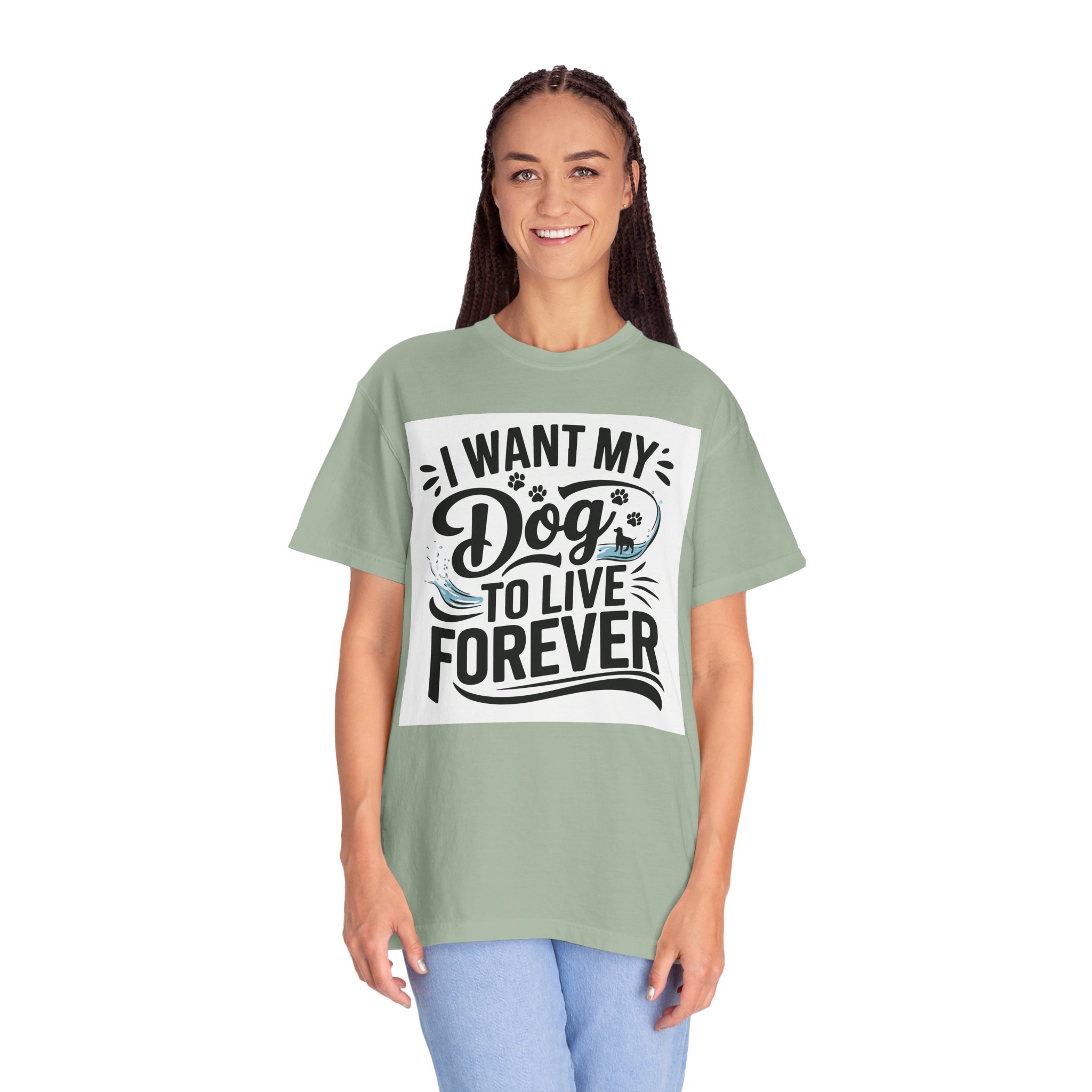 I Wish My Dog Could Live Forever T-Shirt – Dog Lover Graphic Tee for Pet Owners & Dog Parents. - Image 3