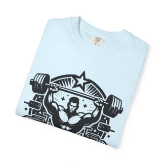 Gym Weightlifting T-Shirt – Retro Barbell Strength Graphic Tee for Powerlifting, Training & Classic Fitness Style. - Image 7