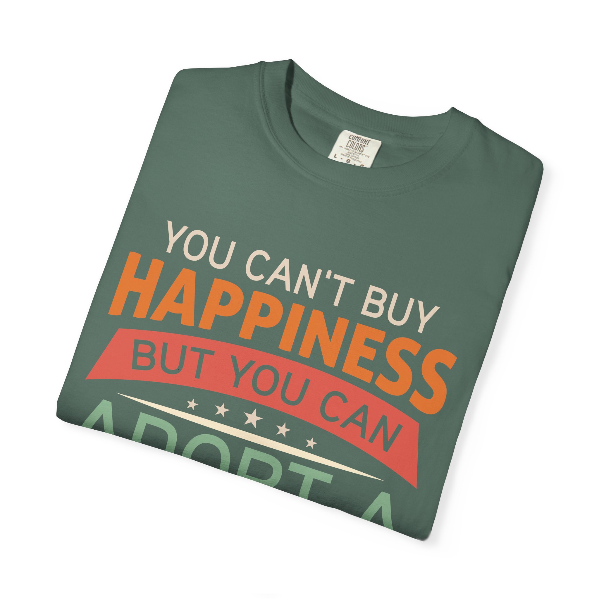 b2 - 5.16 - You Can’t Buy Happiness But You Can Adopt a Cat T-Shirt – Rescue Cat Lover Graphic Tee for Adoption Awareness & Heartwarming Pet Vibes. - Image 15