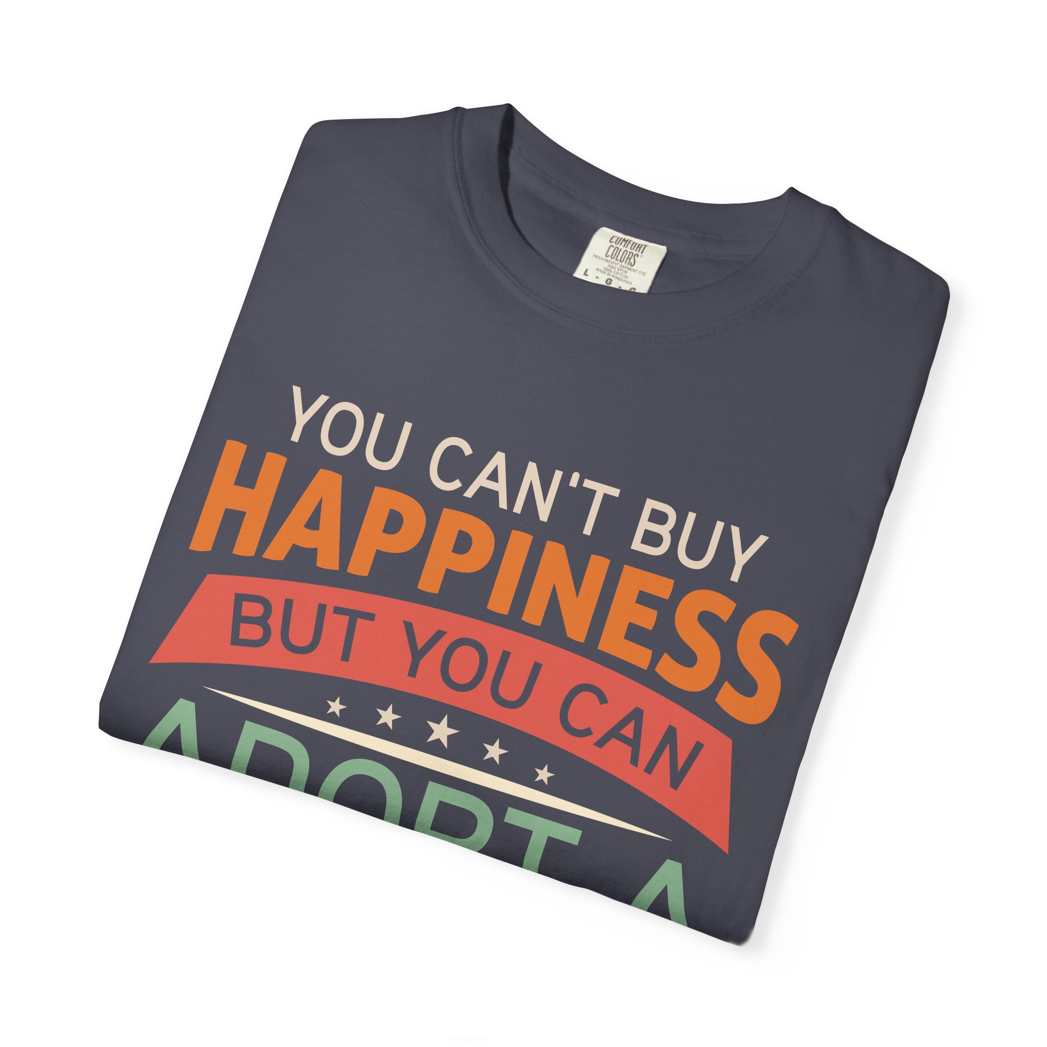 b2 - 5.16 - You Can’t Buy Happiness But You Can Adopt a Cat T-Shirt – Rescue Cat Lover Graphic Tee for Adoption Awareness & Heartwarming Pet Vibes. - Image 31