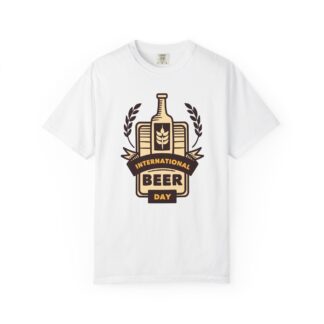 International Beer Day T-Shirt – Funny Beer Lover Graphic Tee for Men, Fun Party Celebration Wear & Perfect Gift Giving.
