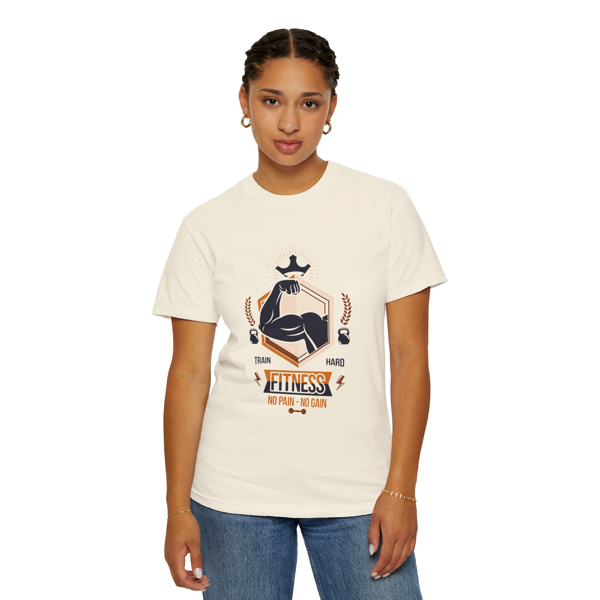 Fitness Gym T-Shirt — "Train Hard, No Pain No Gain" Workout Tee. - Image 12