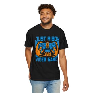 Game Controller T Shirt for Young Gamers - Just a Boy Who Loves Video Games Unisex Tee - Image 30