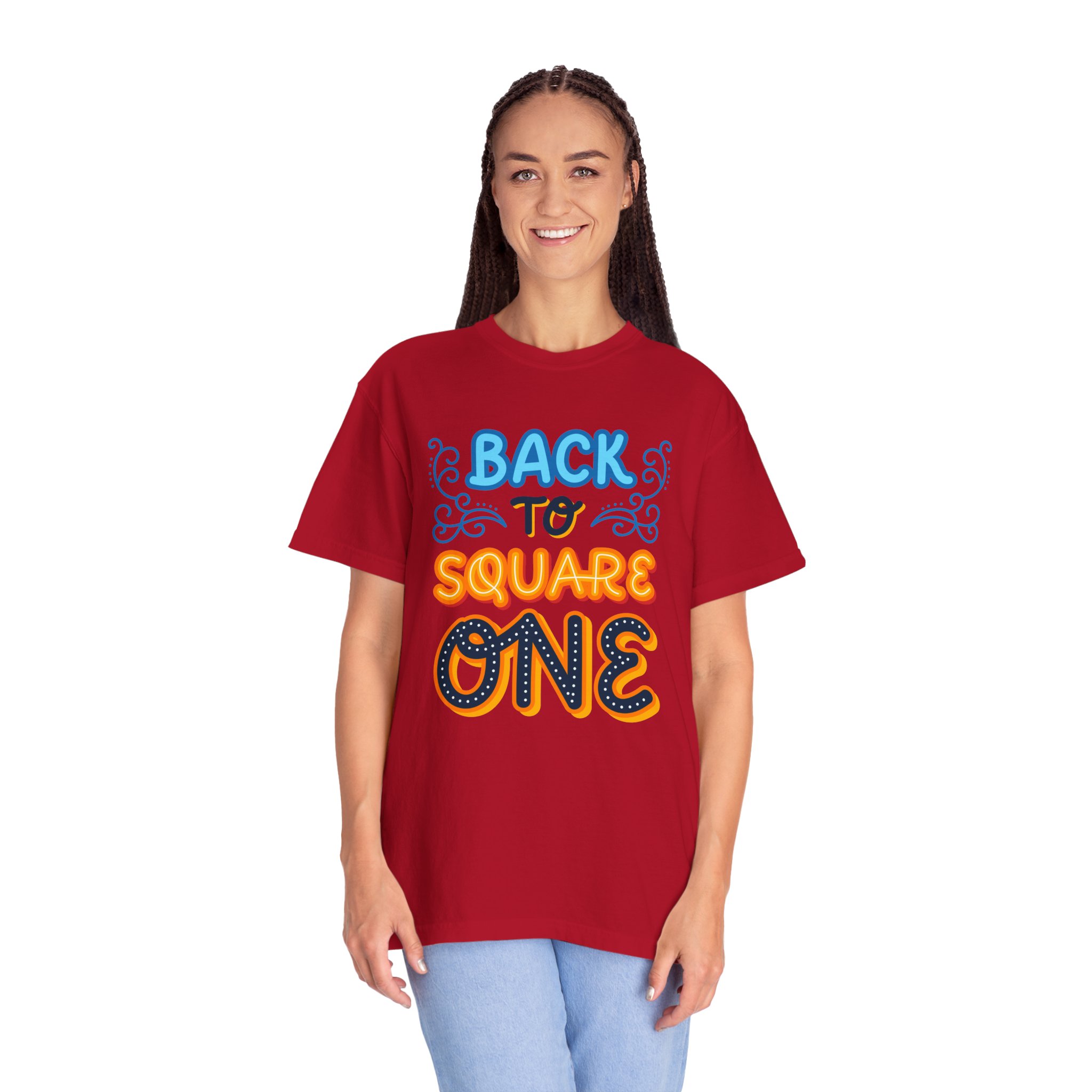 b2 - 2.8d - Back to Square One T-Shirt – Retro Fun Graphic Tee for Fresh Starts & Playful Everyday Vibes. - Image 51