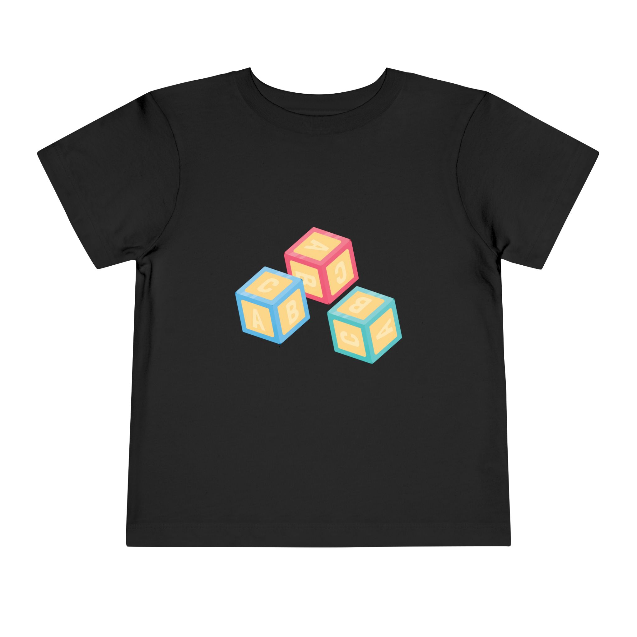 Colorful Toy Blocks Toddler T-Shirt – Cute Kids Graphic Tee for Boys & Girls, Baby Shower Gift. - Image 9