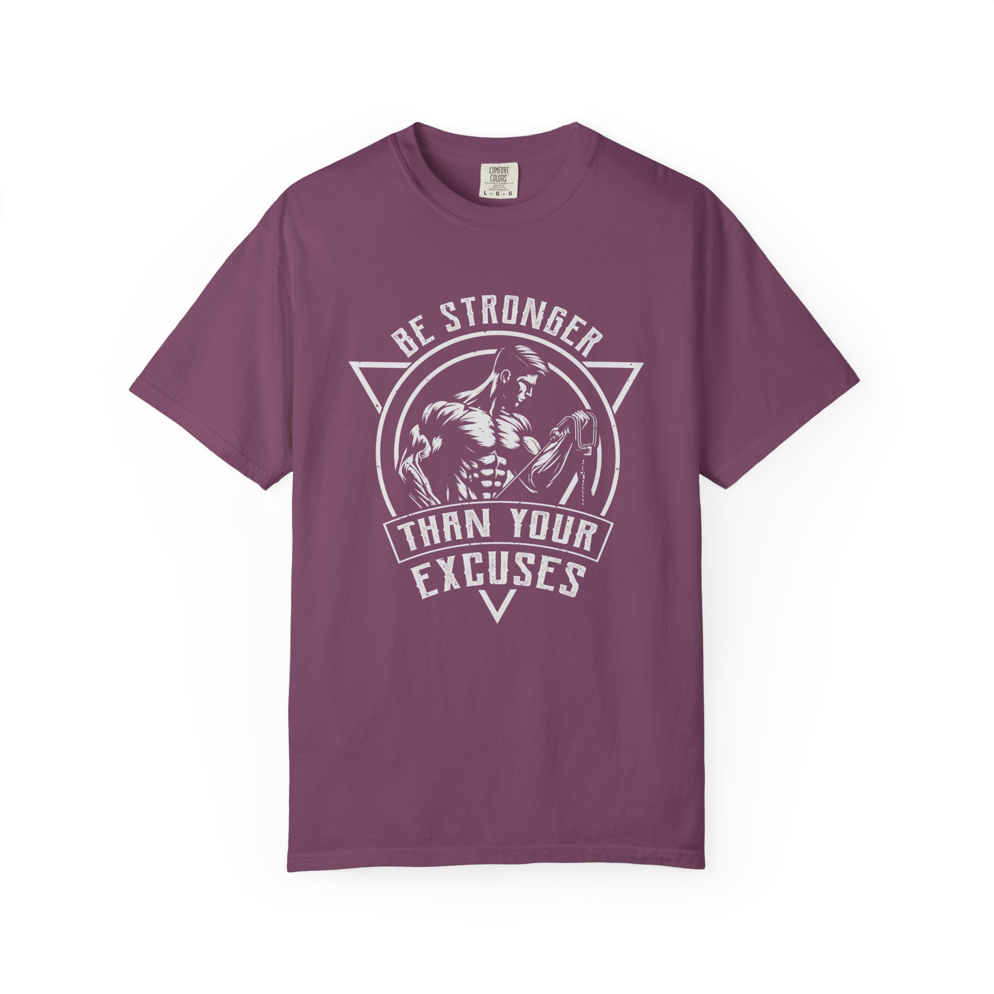 b2 - 6.15a - Be Stronger Than Your Excuses T-Shirt – Motivational Gym Graphic Tee for Discipline, Strength & No-Excuses Mindset. - Image 41