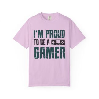Cool Gaming T shirts - Proud Gamer Tee Unisex Tee - Image 41