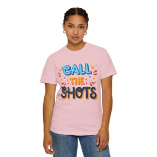 Vintage Funny Tshirt - Call the Shots - Unisex Tee - Image 52