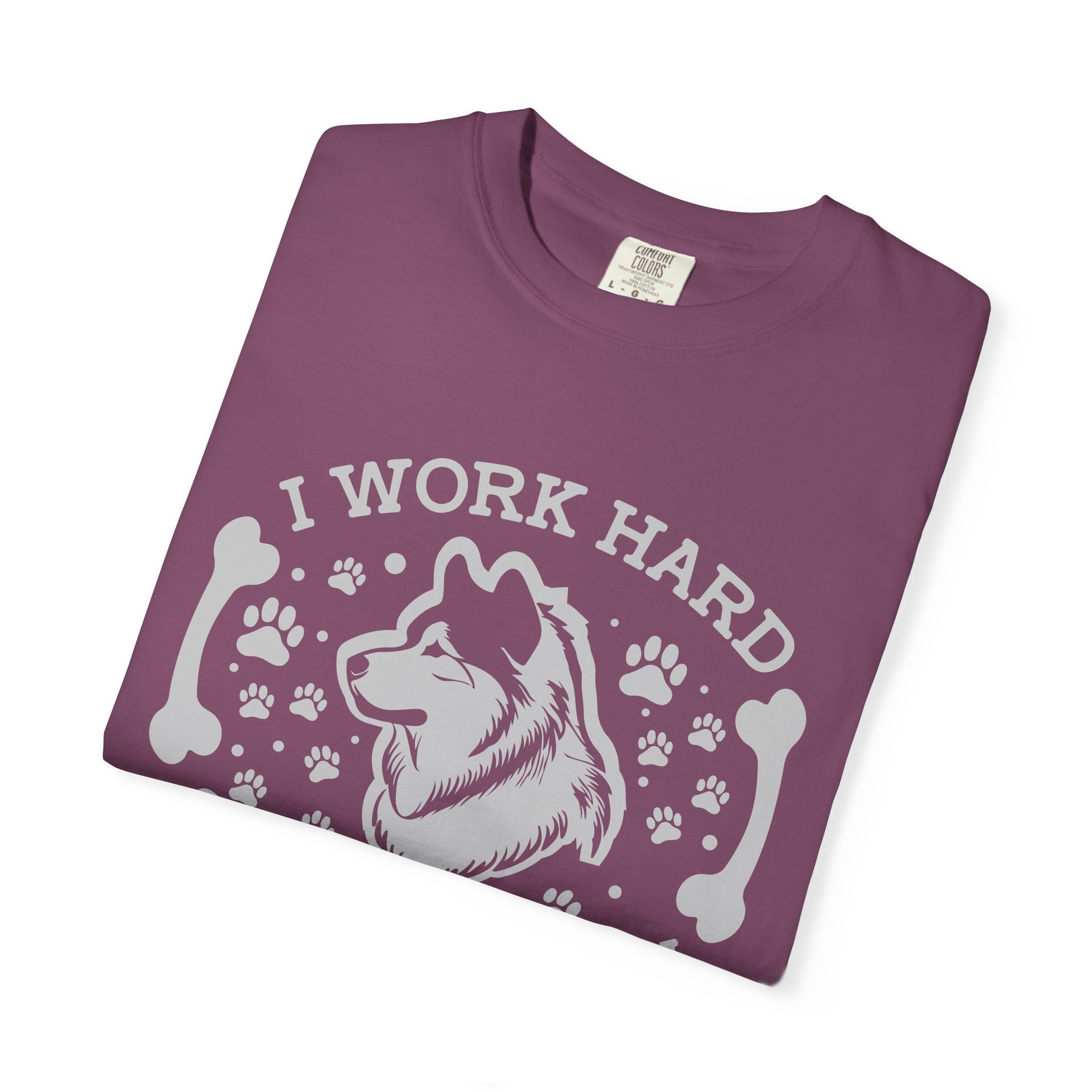I Work Hard So My Dog Can Live a Better Life T-Shirt – Funny Dog Lover Graphic Tee for Pet Parents & Everyday Motivation. - Image 47