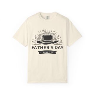 Father’s Day “I Love You” Hat Design T-Shirt – Cute Love Graphic Tee for Dads, Perfect Gift for Father’s Day, Birthday & Special Celebration Wear. - Image 17
