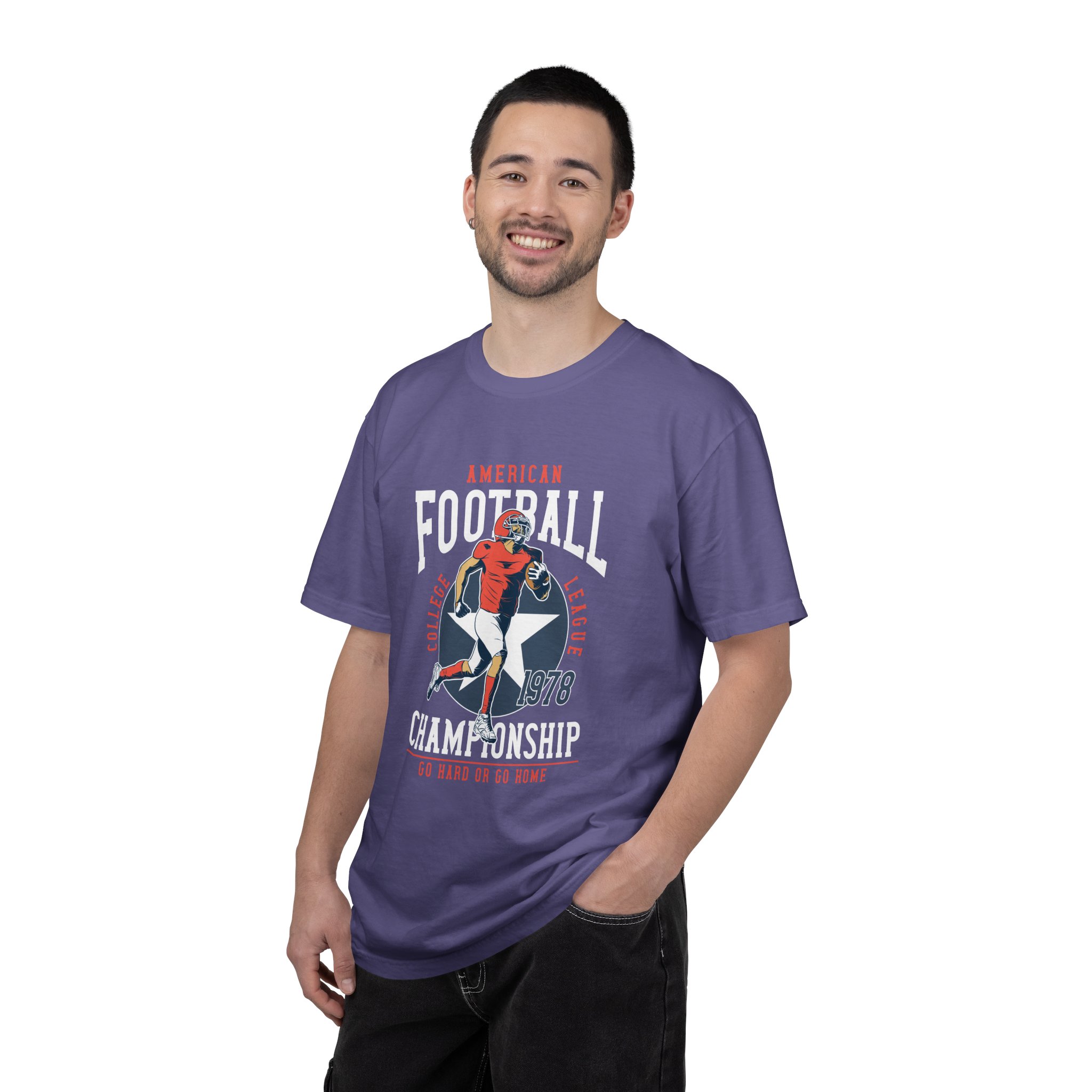 C - 16.19 - Vintage Football Championship T-Shirt, Sports Tee, Unisex Apparel, Gift for Football Fans, Casual Wear, Retro Style, Game Day Shir. - Image 34