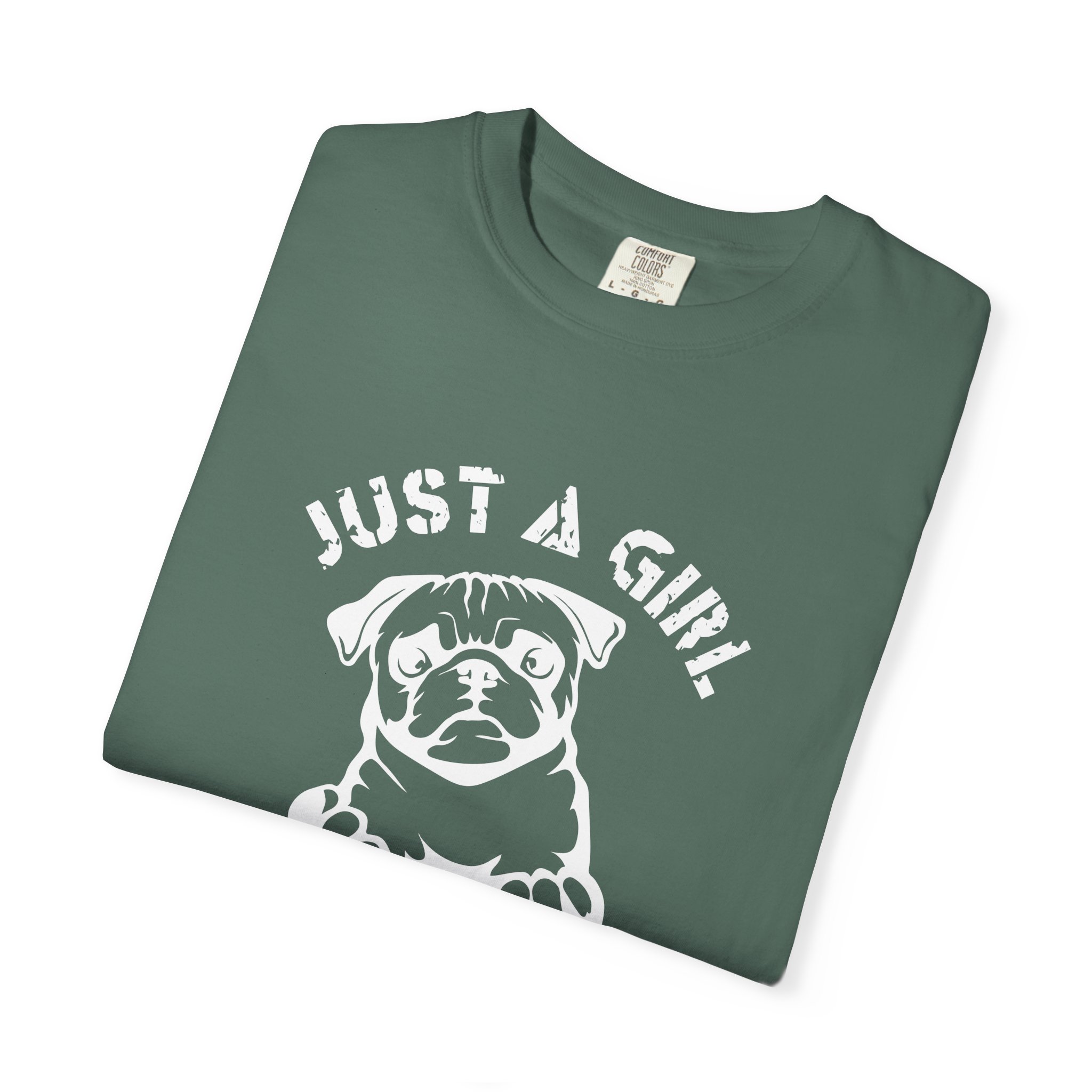 C - 4.13a - Just A Girl Who Loves Pugs T-Shirt for dog lovers. - Image 15