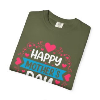 “Happy Mother’s Day” Heart Design T-Shirt – Cute Love Graphic Tee for Moms, Perfect Gift Giving & Celebration Wear. - Image 23
