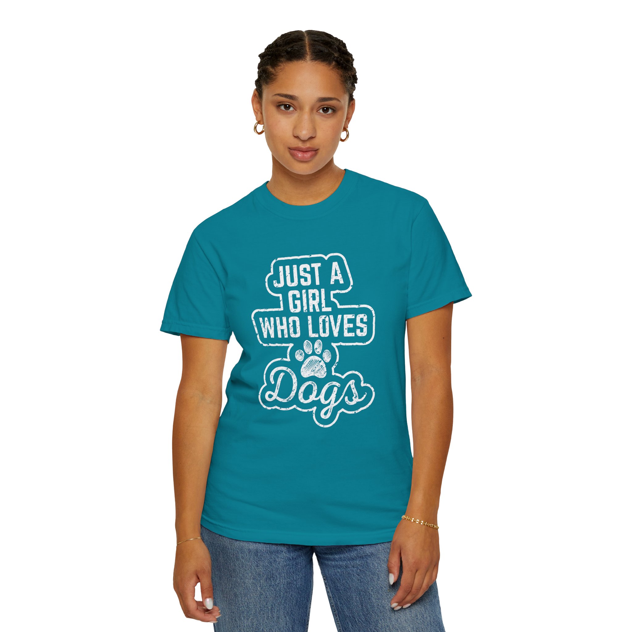 b2 - 4.3- Just a Girl Who Loves Dogs T-Shirt – Cute Dog Lover Graphic Tee for Pet Lovers & Everyday Casual Style. - Image 20